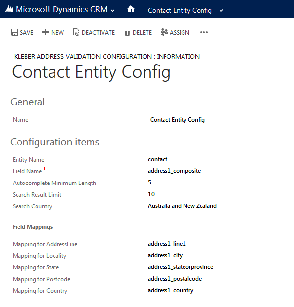 Config integration